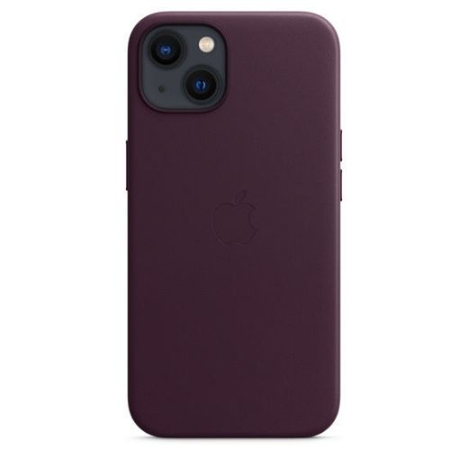 Picture of Apple iPhone 13 Leather Case with MagSafe - Dark Cherry