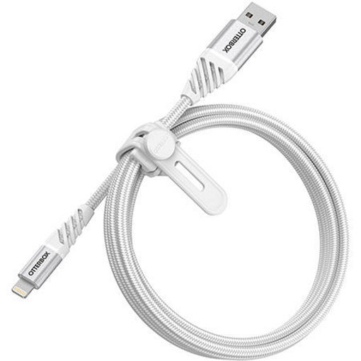 Picture of OtterBox USB-A to Lightning Cable Premium 1M - White