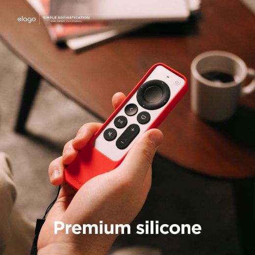 Picture of Elago R4 2021 Case for Apple TV Siri Remote - Red