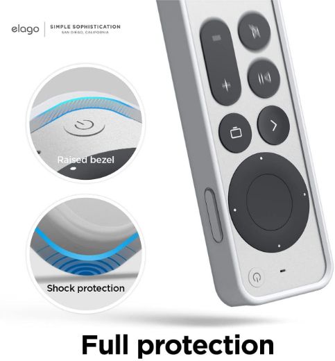 Picture of Elago R4 2021 Case for Apple TV Siri Remote - Light Gray