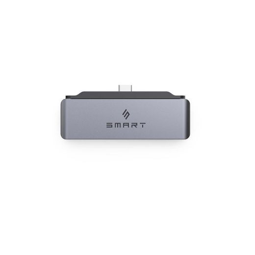 Picture of Smart 4 in 1 USB-C Multiport Hub Compatible for iPad - grey