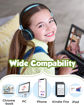 Picture of Mpow Che1 Kids Wired Headset - Blue
