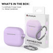 Picture of Ahastyle Full Cover Silicone Keychain Case for AirPods 3 - Lavender