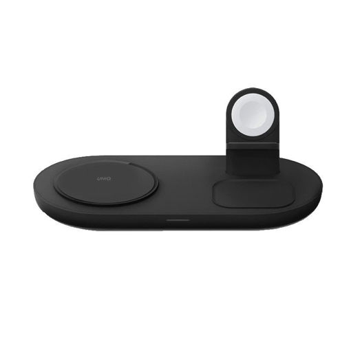Picture of Uniq Aereo Mag 3 in 1 Wireless Charging Pad - Charcoal Grey