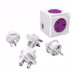 Picture of Power Cube Rewirable 2 USB 4 Plug - Purple