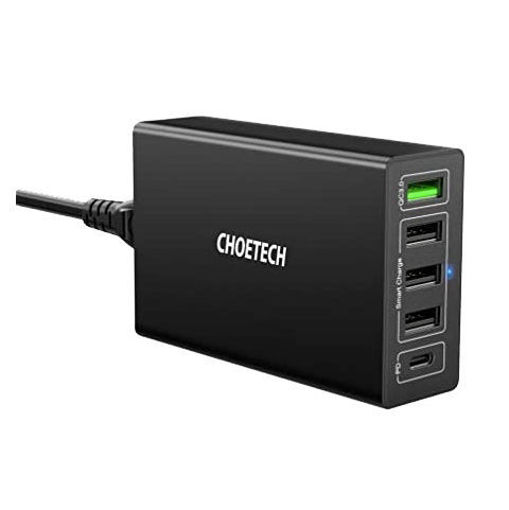 Picture of Choetech 5Port Charger 60W PD - Black