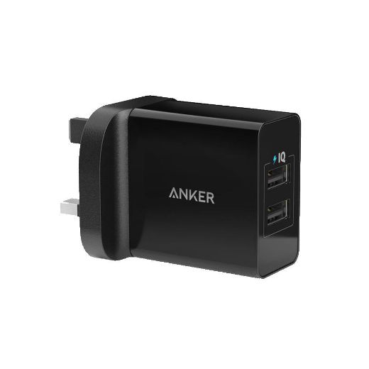 Picture of Anker USB Charger 2 Port 24W - Black