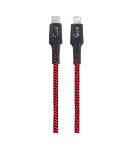 Picture of Goui Tough USB-C to Lightning Cable PD 1.5M - Black/Red