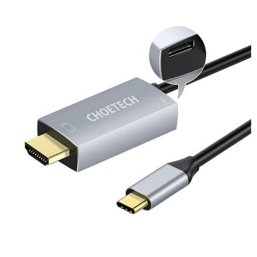 Picture of Choetech USB-C to HDMI + PD Cable 1.8M - Black