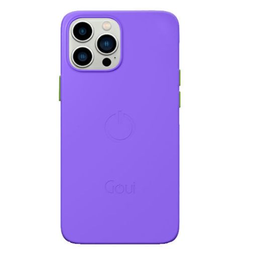 Picture of Goui Magnetic MagSafe Case for iPhone 13 Pro Max with Magnetic Bars - Lavender Purple