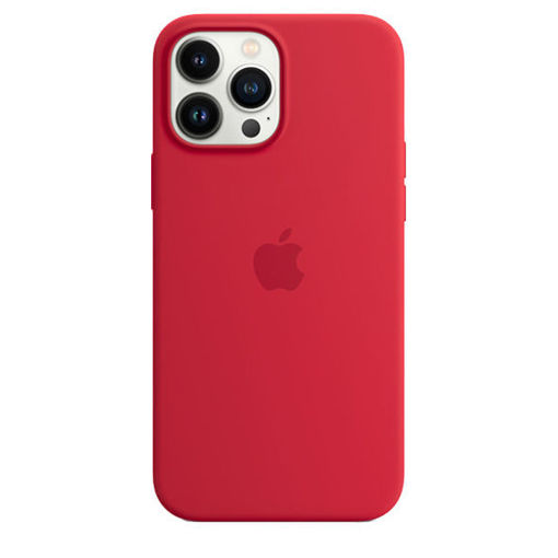 Picture of Apple iPhone 13 Pro Max Silicone Case with MagSafe - Red
