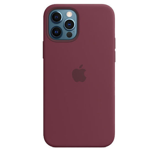 Picture of Apple iPhone 12 Pro Max Silicone Case with MagSafe - Plum