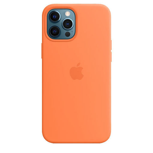 Picture of Apple iPhone 12 Pro Max Silicone Case with MagSafe - Kumquat