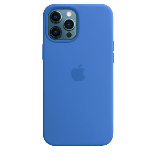 Picture of Apple iPhone 12 Pro Max  Silicone Case With MagSafe  - Capri Blue