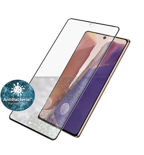 Picture of PnazerGlass Screen Protector for Galaxy Note 20 FP CF - Black