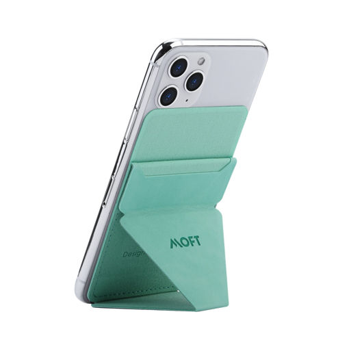 Picture of Moft Phone Stand Wallet/Hand Grip - Minty Green