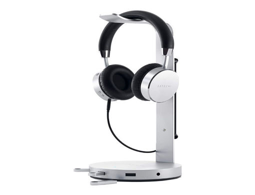 Picture of Satechi Aluminum Headphone Stand Hub - Silver