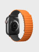 Picture of Uniq Revix Reversible Magnetic Strap for Apple Watch 42/44/45/49mm - Charcoal Grey/Orange
