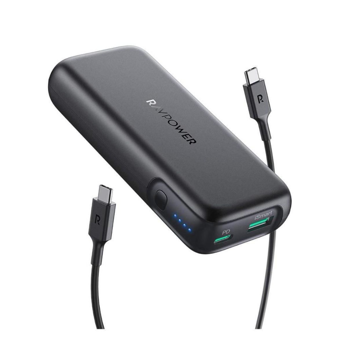 Picture of Ravpower 10000mAh PD Pioneer 20W 2-Port Portable Charger - Black