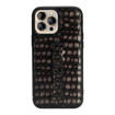 Picture of Gold Black Leather Case with Finger Holder for iPhone 13 Pro Max - Milano Gray