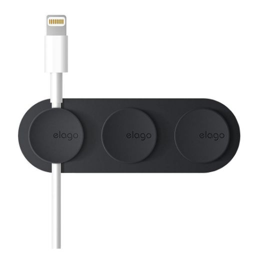 Picture of Elago Magnetic Cable Management Buttons - Black