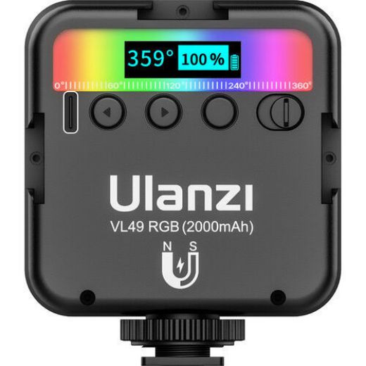 Picture of Ulanzi VL49 Rechargeable Mini RGB Light - Black