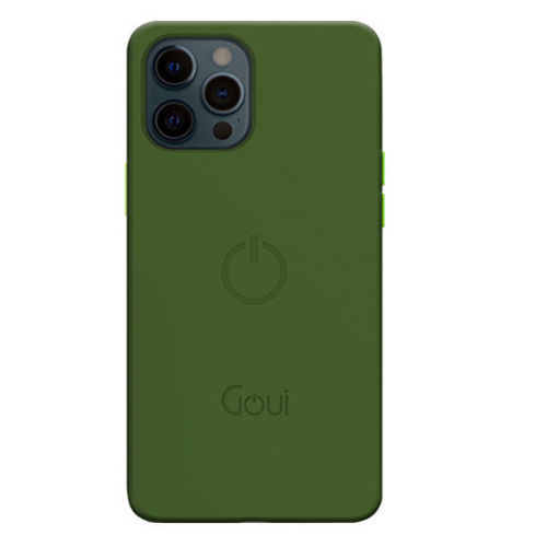 Picture of Goui Magnetic Case for iPhone 12 Pro Max with Magnetic Bars - Olive Green