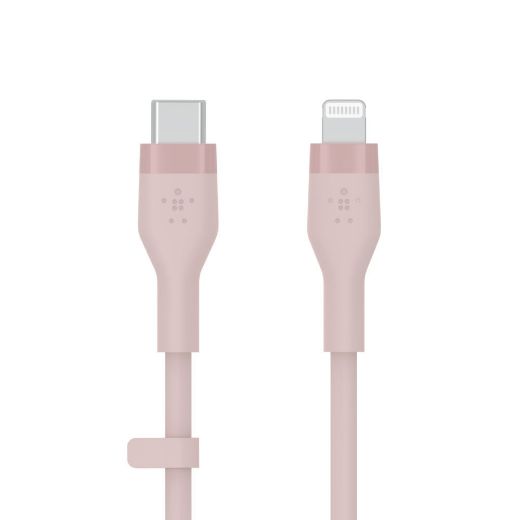 Picture of Belkin USB-C to Lightning Silicone Cable 1M - Pink