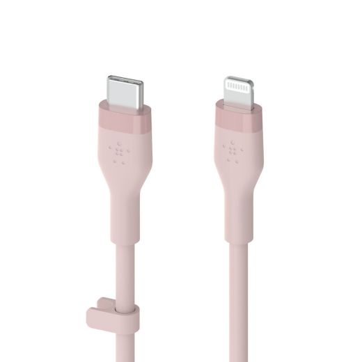 Picture of Belkin USB-C to Lightning Silicone Cable 1M - Pink