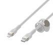 Picture of Belkin USB-C to Lightning Braided Silicone Cable 1M - White