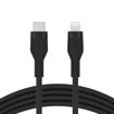 Picture of Belkin USB-C to Lightning Silicone Cable 3M - Black