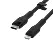 Picture of Belkin USB-C to Lightning Silicone Cable 3M - Black