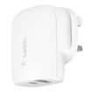 Picture of Belkin Wall Charger 32W 20W USB-C/12W USB-A UK Plug - White