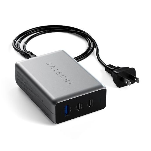 Picture of Satechi 100W Type-C PD GaN Compact Charger - Space Gray