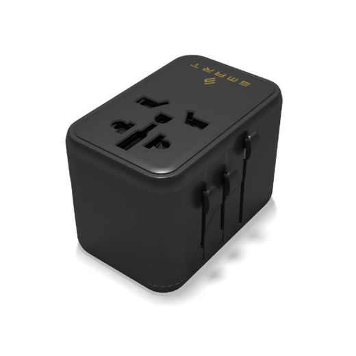 Picture of Smart Premium GaN 61W International Travel Adapter - Black