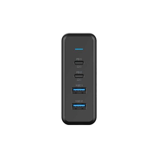 Picture of Powerology 4 Port Quick Charging Power Terminal 156W UK - Black