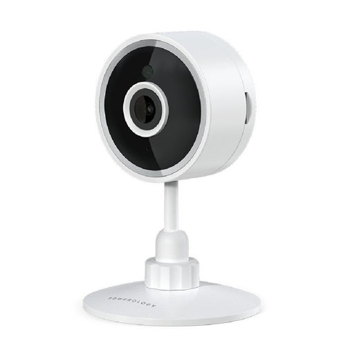 Picture of Powerology Wifi Smart Home Wired Camera 105 Angle Lens - White