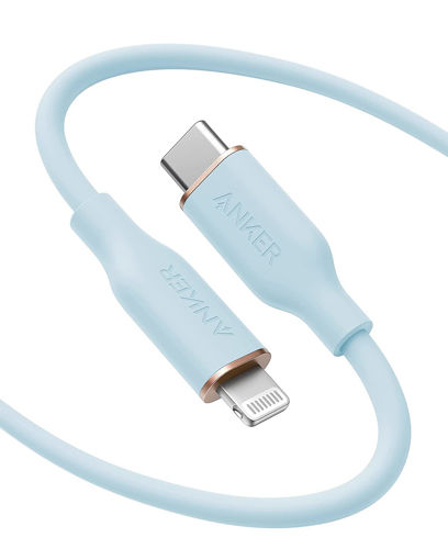 Picture of Anker PowerLine III Flow USB-C to Lightning 1.8M - Blue