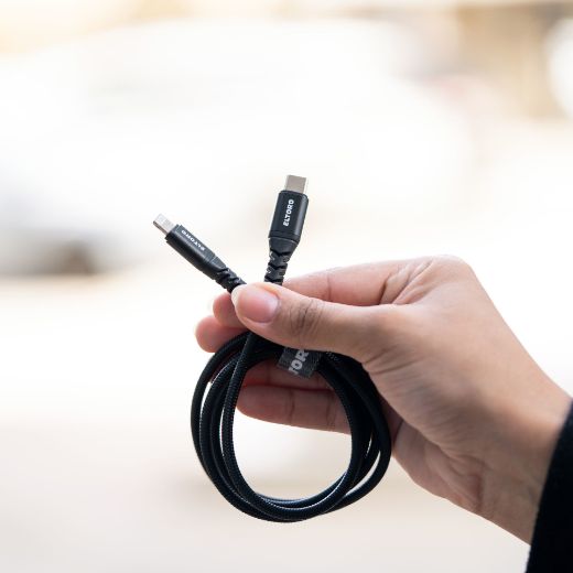 Picture of Eltoro Kevlar Cable USB-C to Lightning 1M with Nylon PP Yarn Jacket - Black