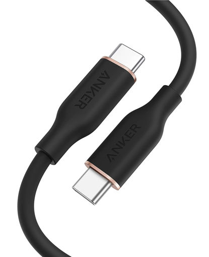 Picture of Anker PowerLine III Flow USB-C to USB-C 100W 0.9M - Black