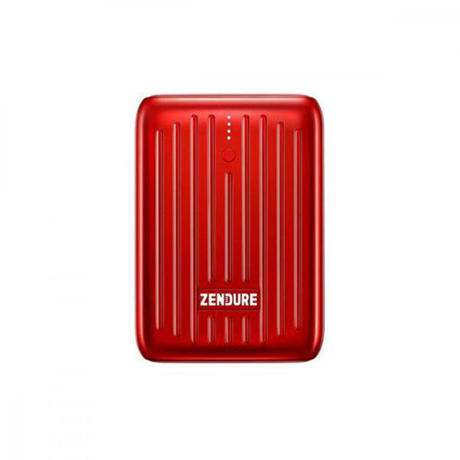 Picture of Zendure SuperMini Lightning 10000mAh Credit Card Sized Pow - Red