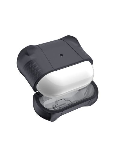 Picture of Itskins Spectrum Frost﻿﻿ Series Antimicrobial Case for AirPods 3 Gen - Smoke