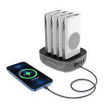 Picture of Powerology 4 in 1 Station 10000mAh 20W PD QC Wireless Power Bank - White