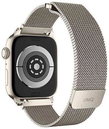 Picture of Uniq Dante Milanese Mesh Steel Strap for Apple watch 42/44/45/49mm - Starlight