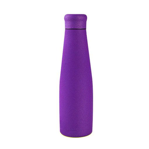 Picture of Woodway Stainless Steel Bottle 550ml - Purple Glitter