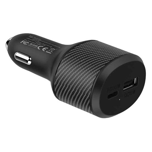 Picture of Smart Premium Fast Car Charger 90W/18W Qc - Black