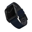 Picture of Uniq Straden Waterproof Leather Hybrid Apple Watch Strap 42/44/45/49mm - Blue