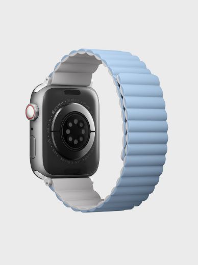 Picture of Uniq Revix Reversible Magnetic Strap for Apple Watch 42/44/45/49mm - Artic White/Blue