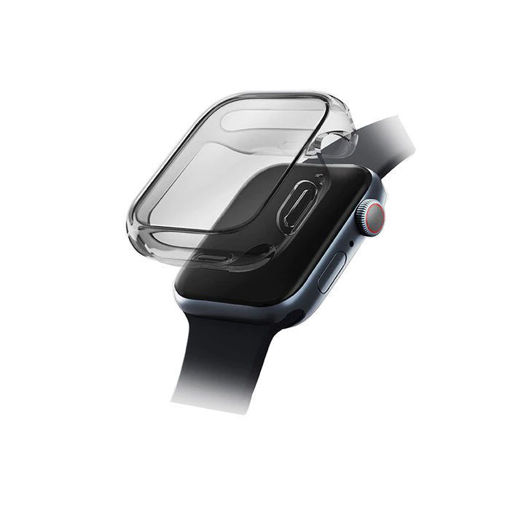 Picture of Uniq Garde Hybrid Watch Case With Screen Protection 45mm - Smoked Tinted Grey