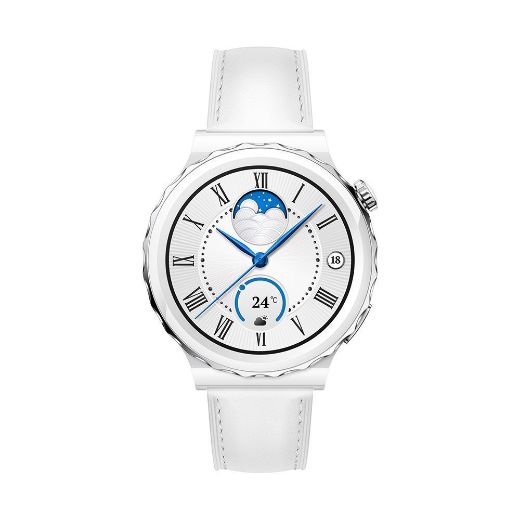 Picture of Huawei Watch GT 3 Pro Ceramic 43mm - Leather White